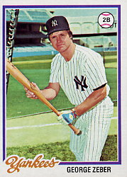 1978 Topps Baseball Cards      591     George Zeber RC